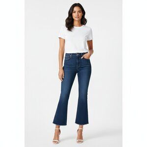 *Frame Denim Deep Indigo Le Crop Boot Jeans – 27